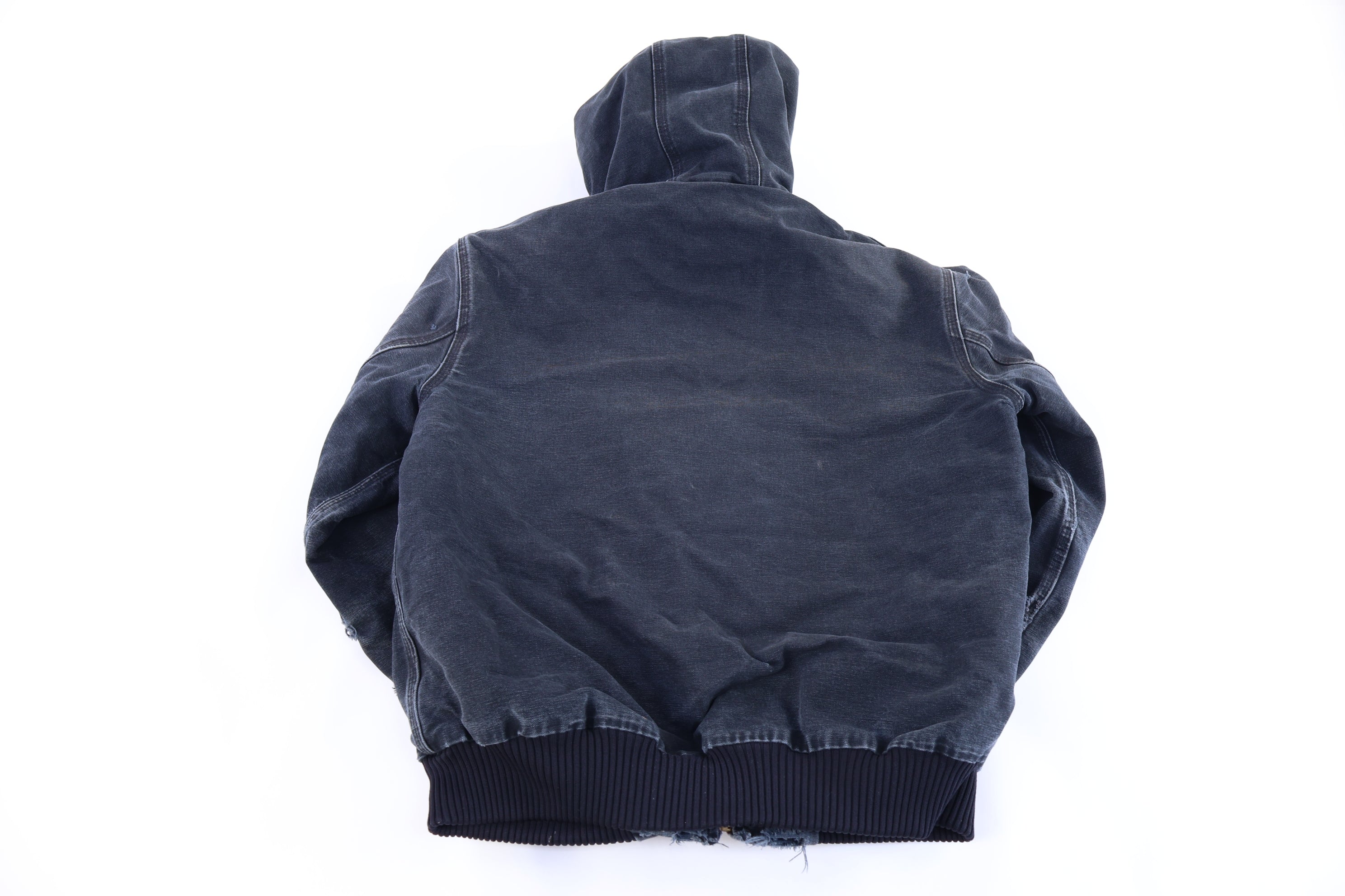 Carhartt Logo Patch Black Full Zip Jacket