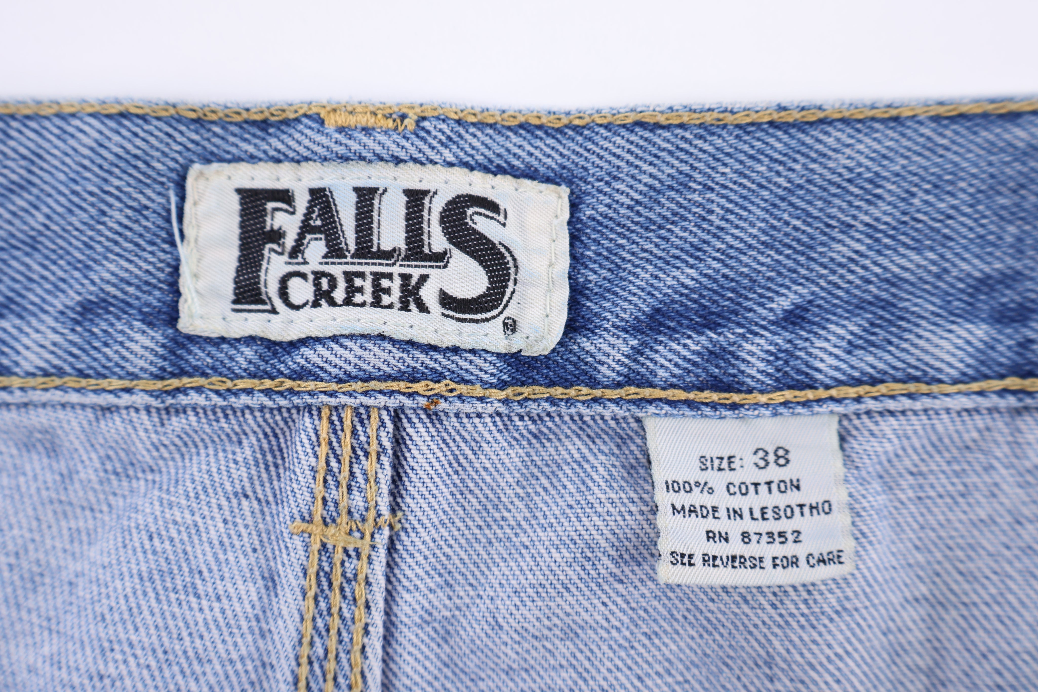Vintage Falls Creek Medium Wash Denim Shorts