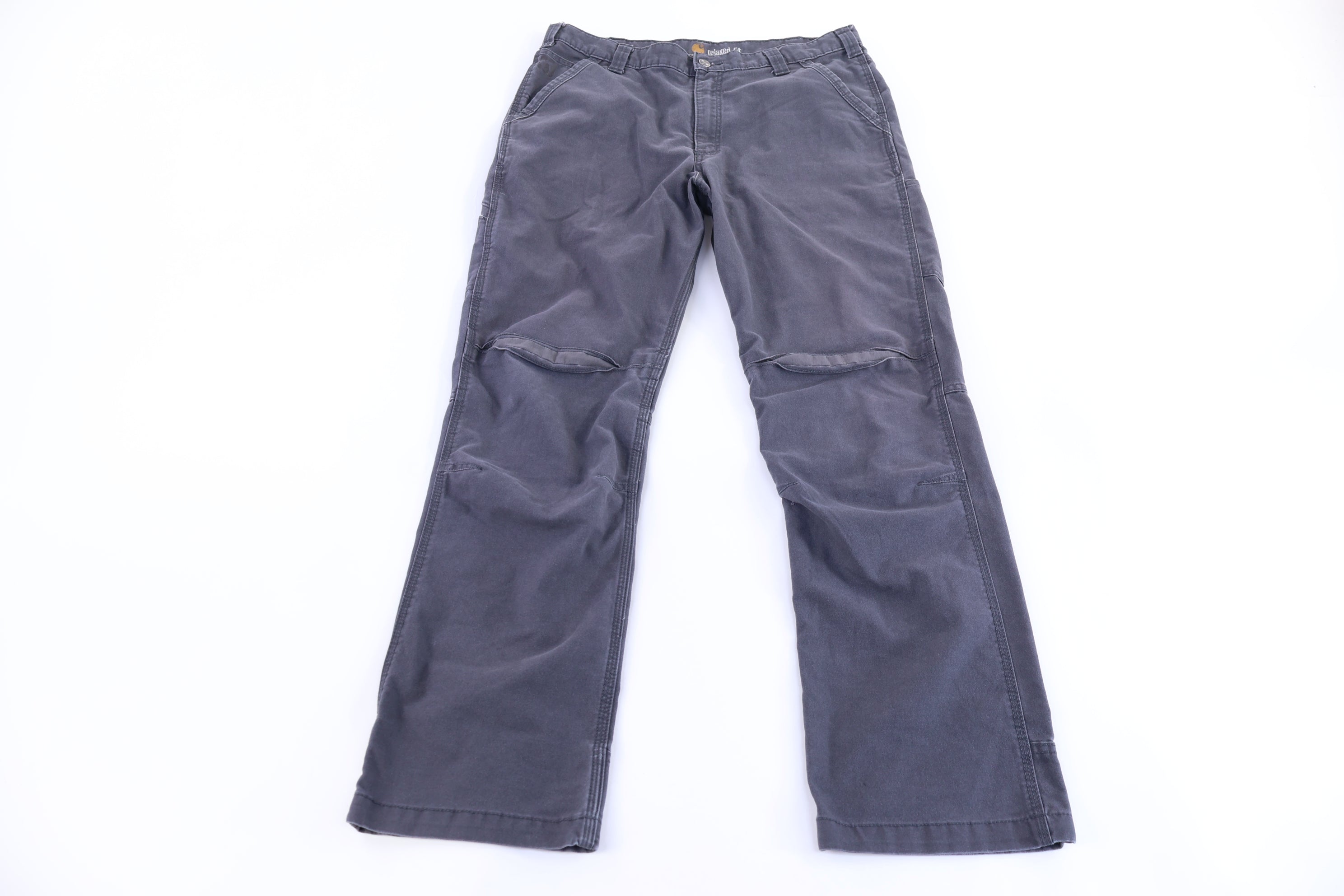 Carhartt Logo Patch Grey Pants