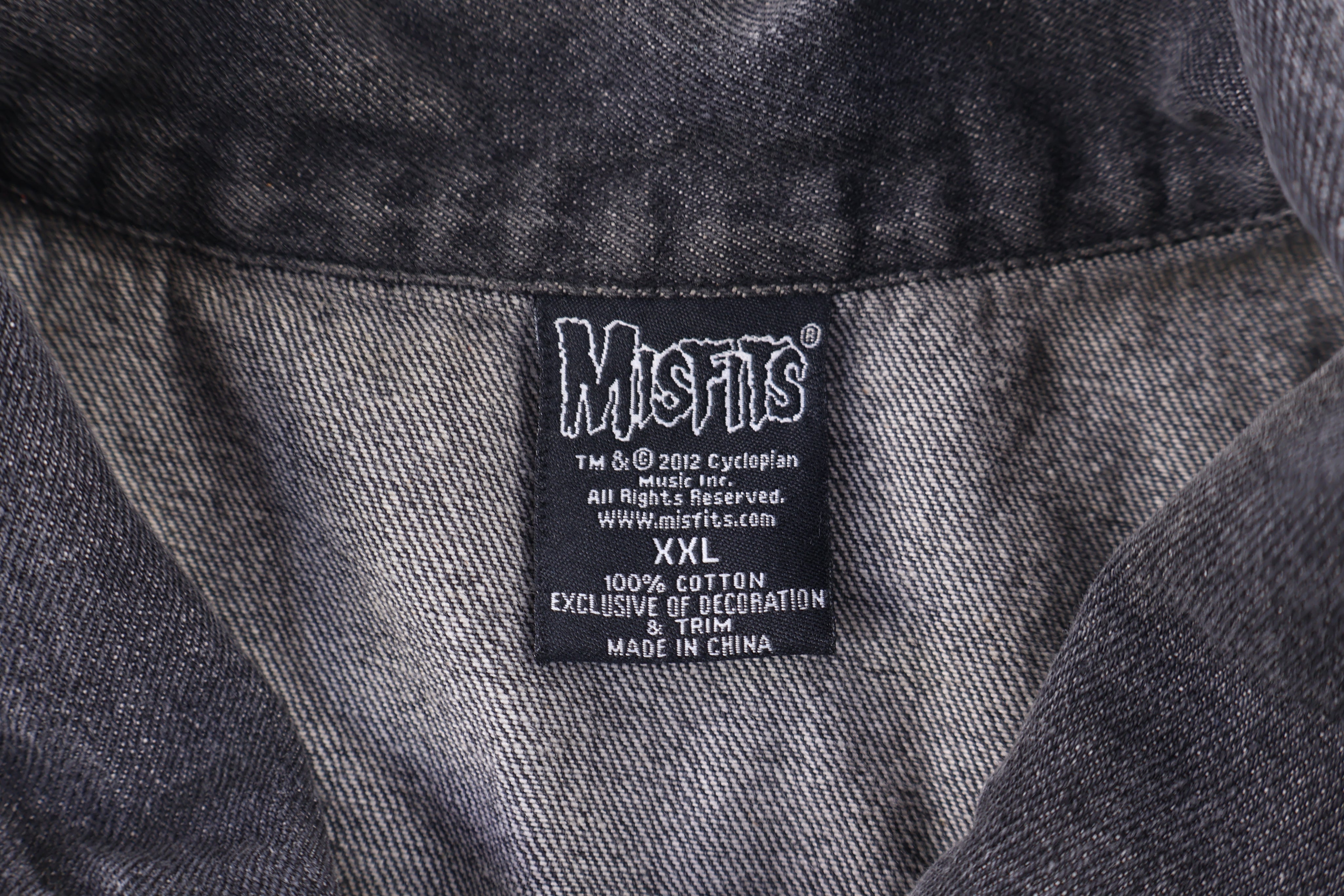 Misfits Friend Club Denim Vest