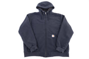 Carhartt Logo Patch Black Full Zip Jacket
