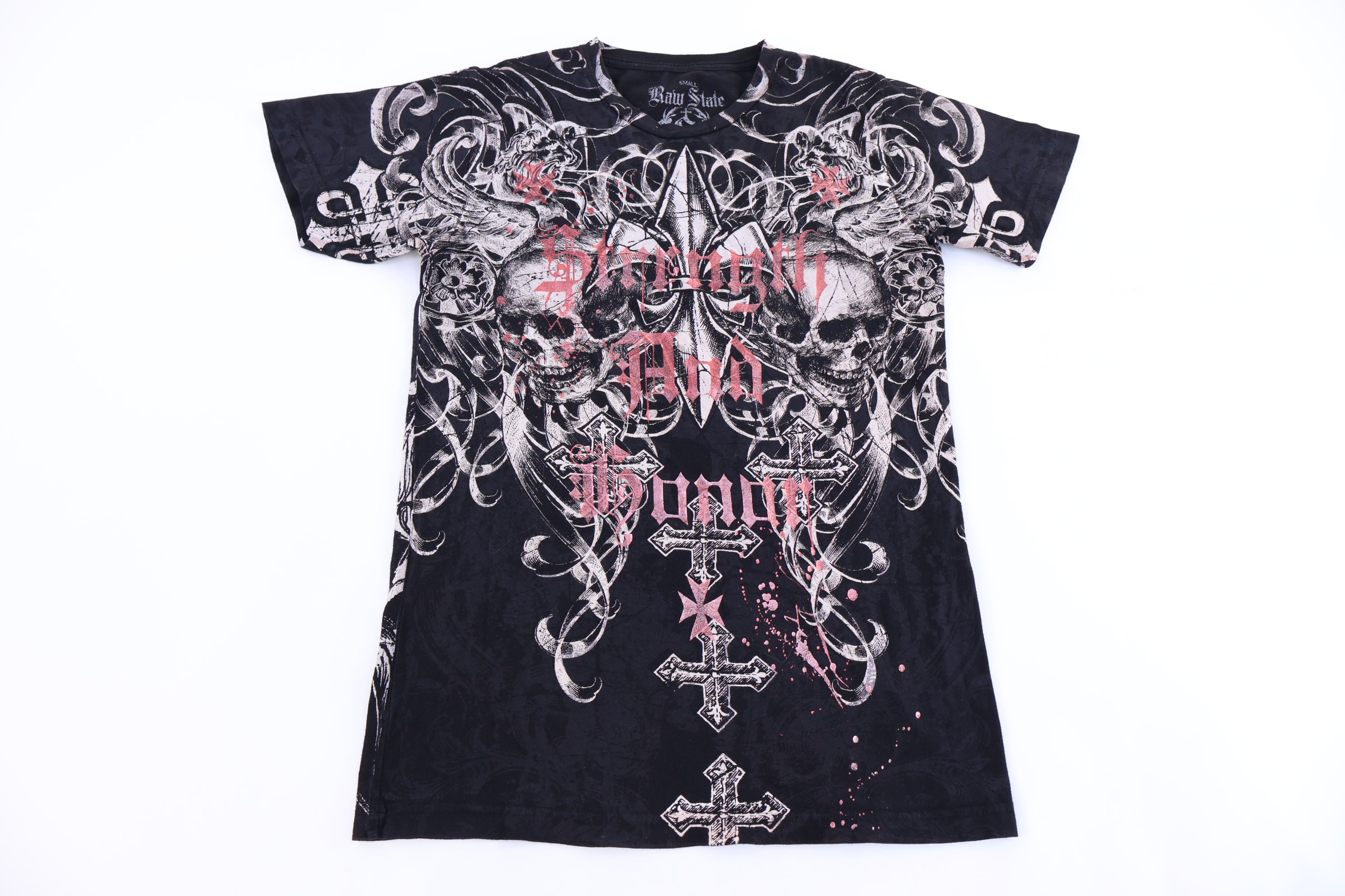 Raw State Grunge Graphic T-shirt