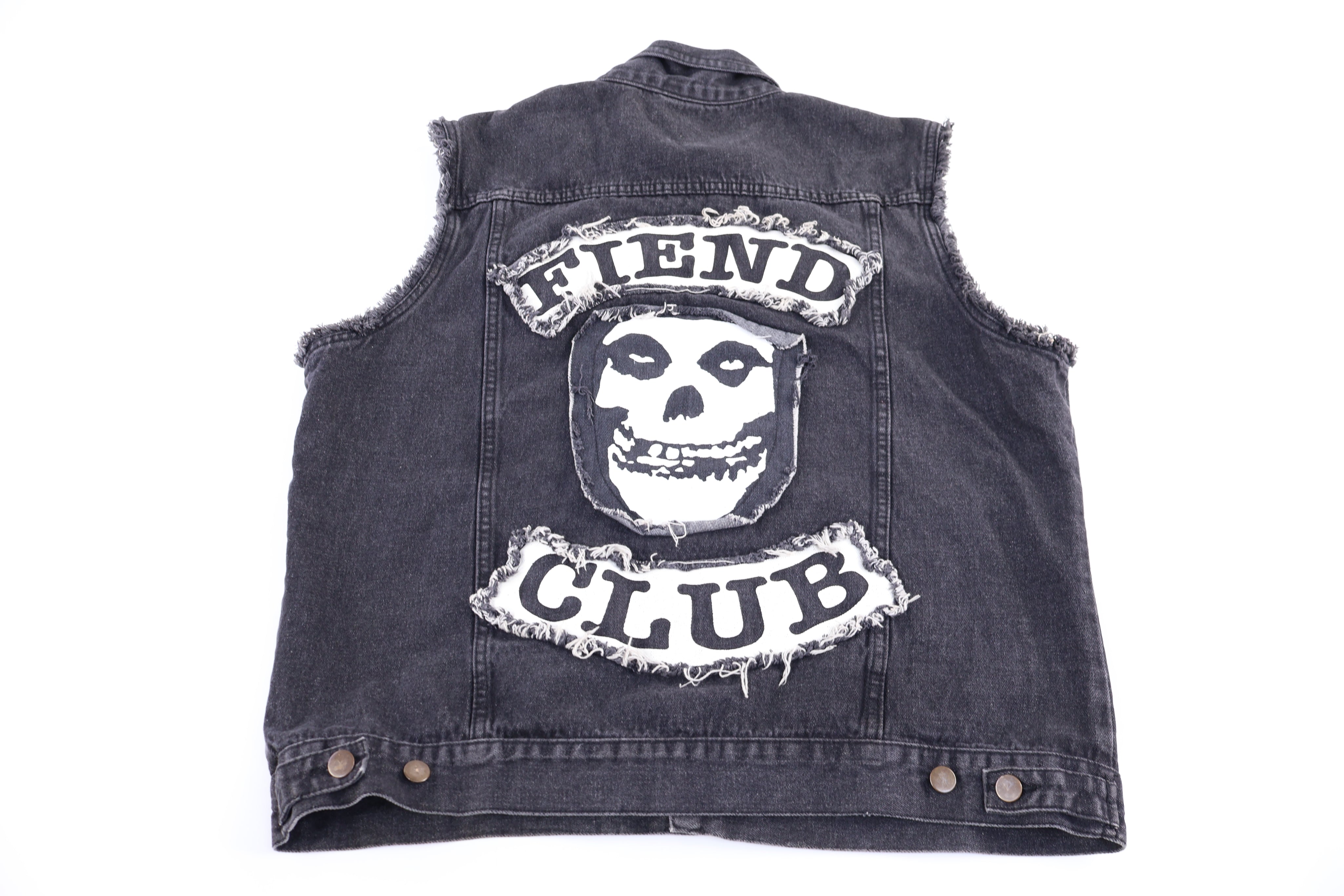 Misfits Friend Club Denim Vest