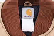 Carhartt Logo Patch Tan Full Zip Vest