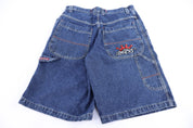 Y2K JNCO Dark Wash Baggy Denim Shorts