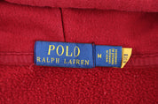 Polo Ralph Lauren Embroidered Logo Red Full Zip Hoodie