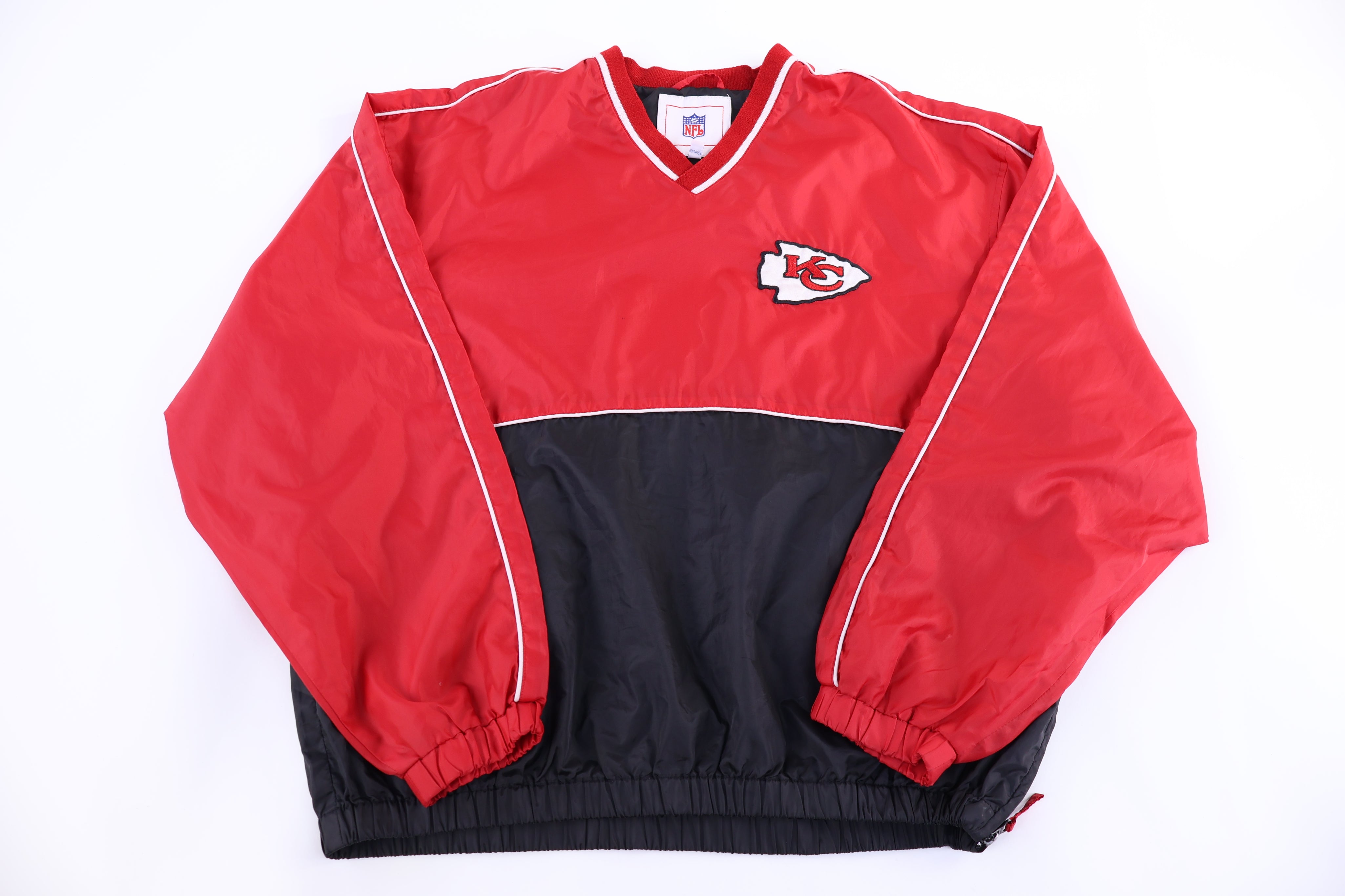 Vintage Kansas City Chiefs Football Windbreaker Pullover
