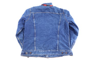 90's Plain Pockets Medium Wash Denim Jacket