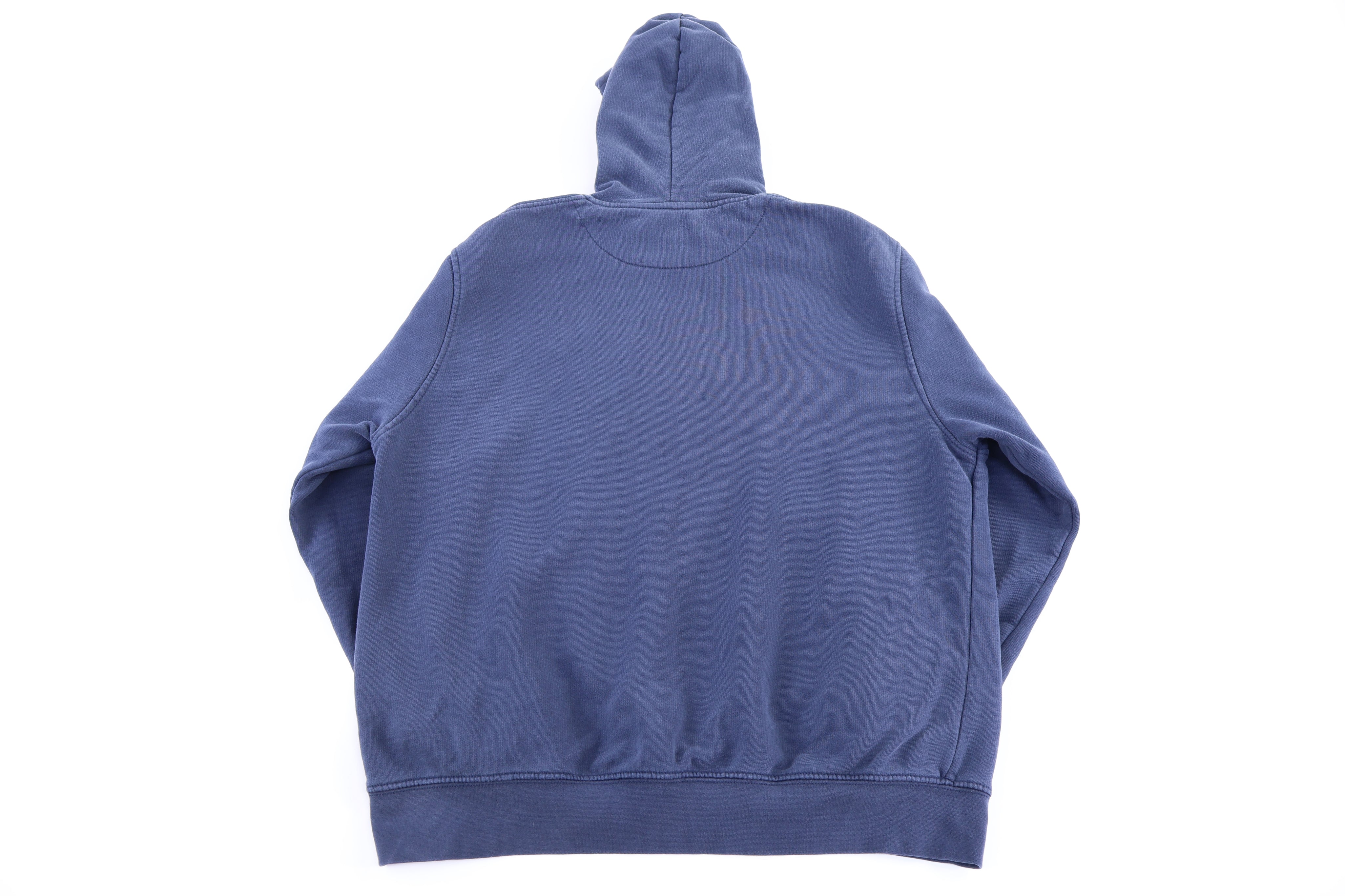 Vintage Nike Embroidered Logo Blue Pullover Hoodie