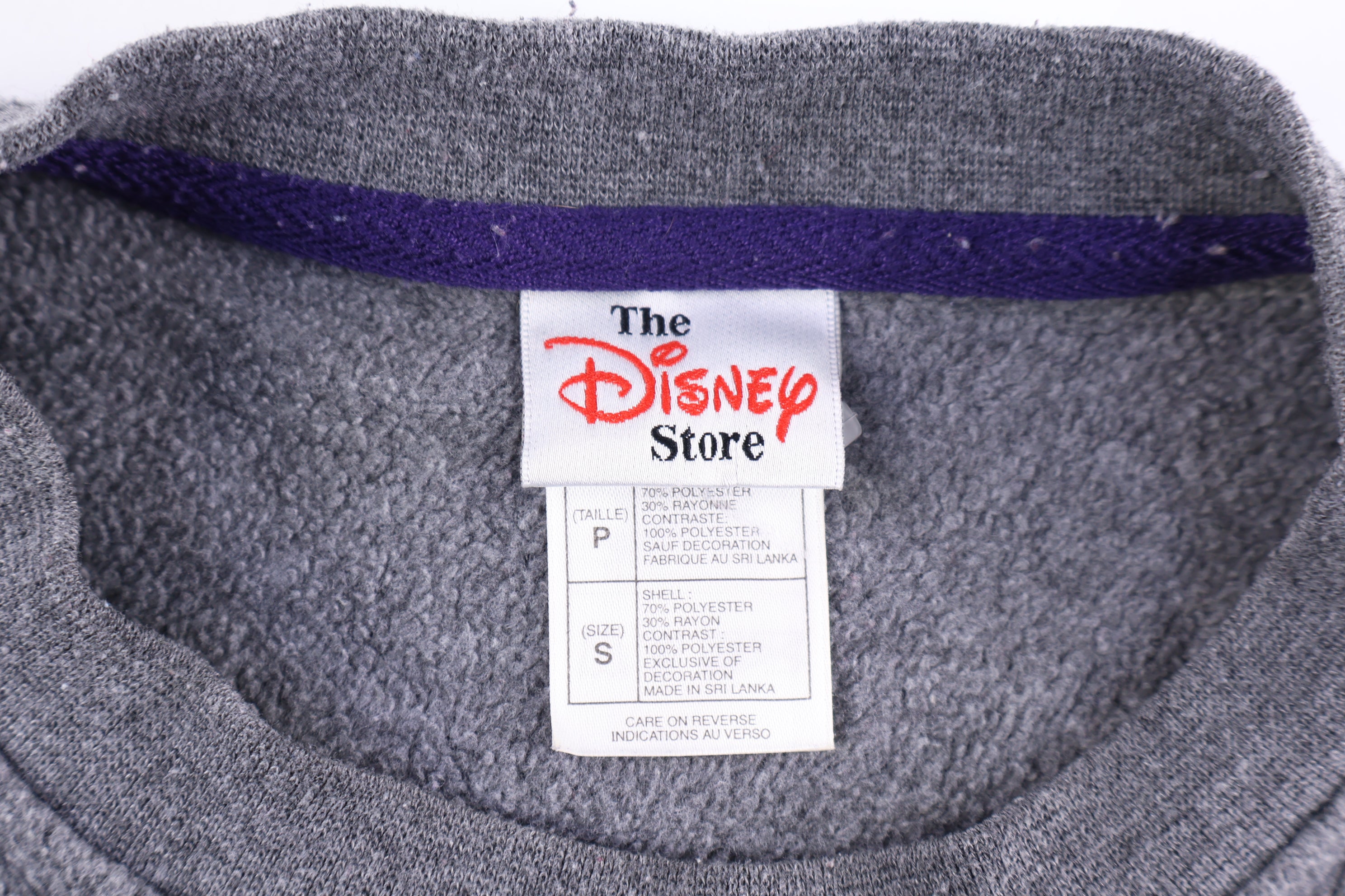 Vintage The Disney Store 7 Dwarfs Fleece Pullover