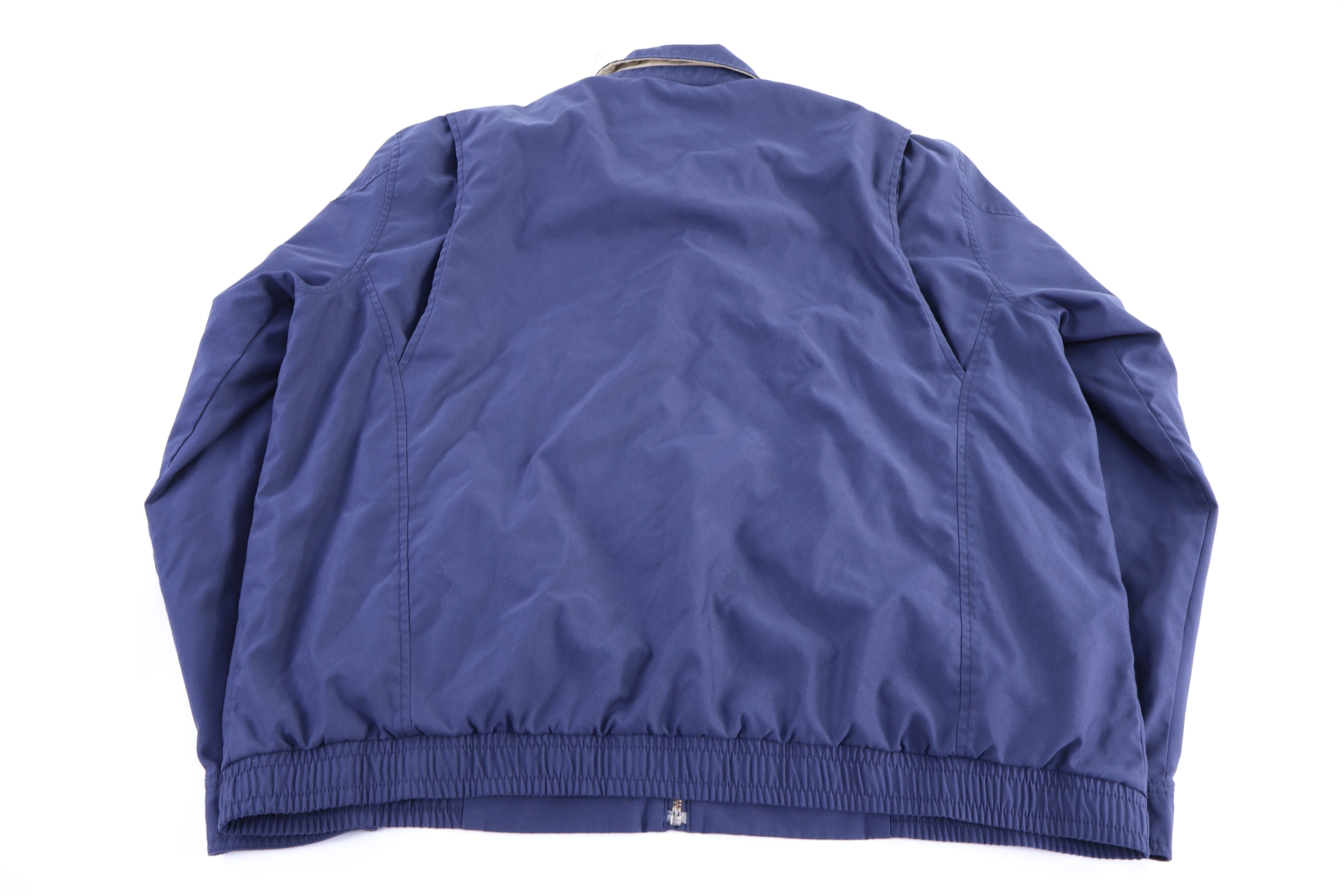 Polo by Ralph Lauren Embroidered Logo Blue Full Zip Jacket