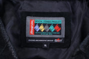 Vintage Snap On Black Leather Suede Full Zip Jacket
