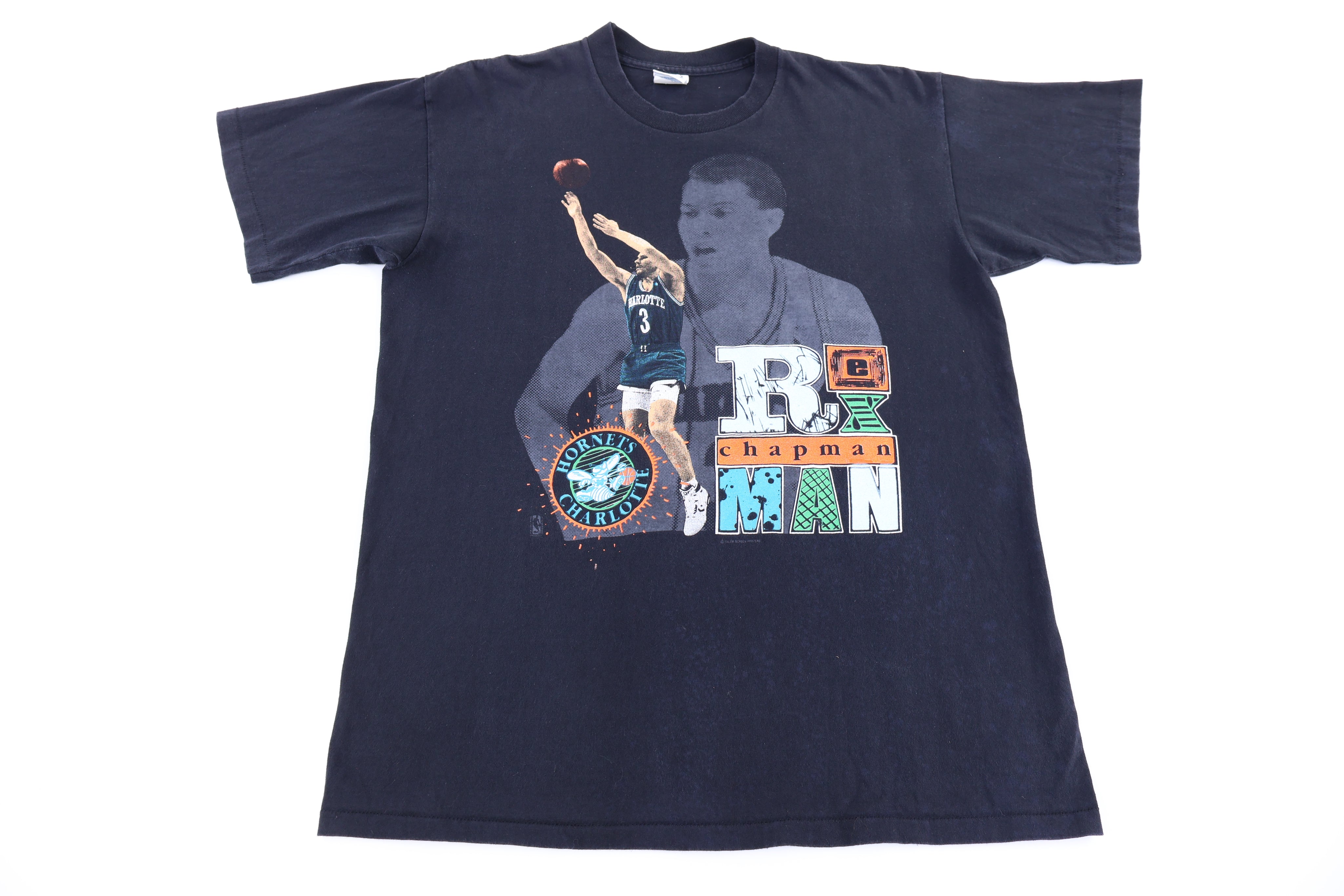 90's Rex Chapman Charlotte Hornets  T-shirt