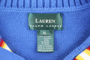 Ralph Lauren Multicolor Quarter Zip Knit Sweater