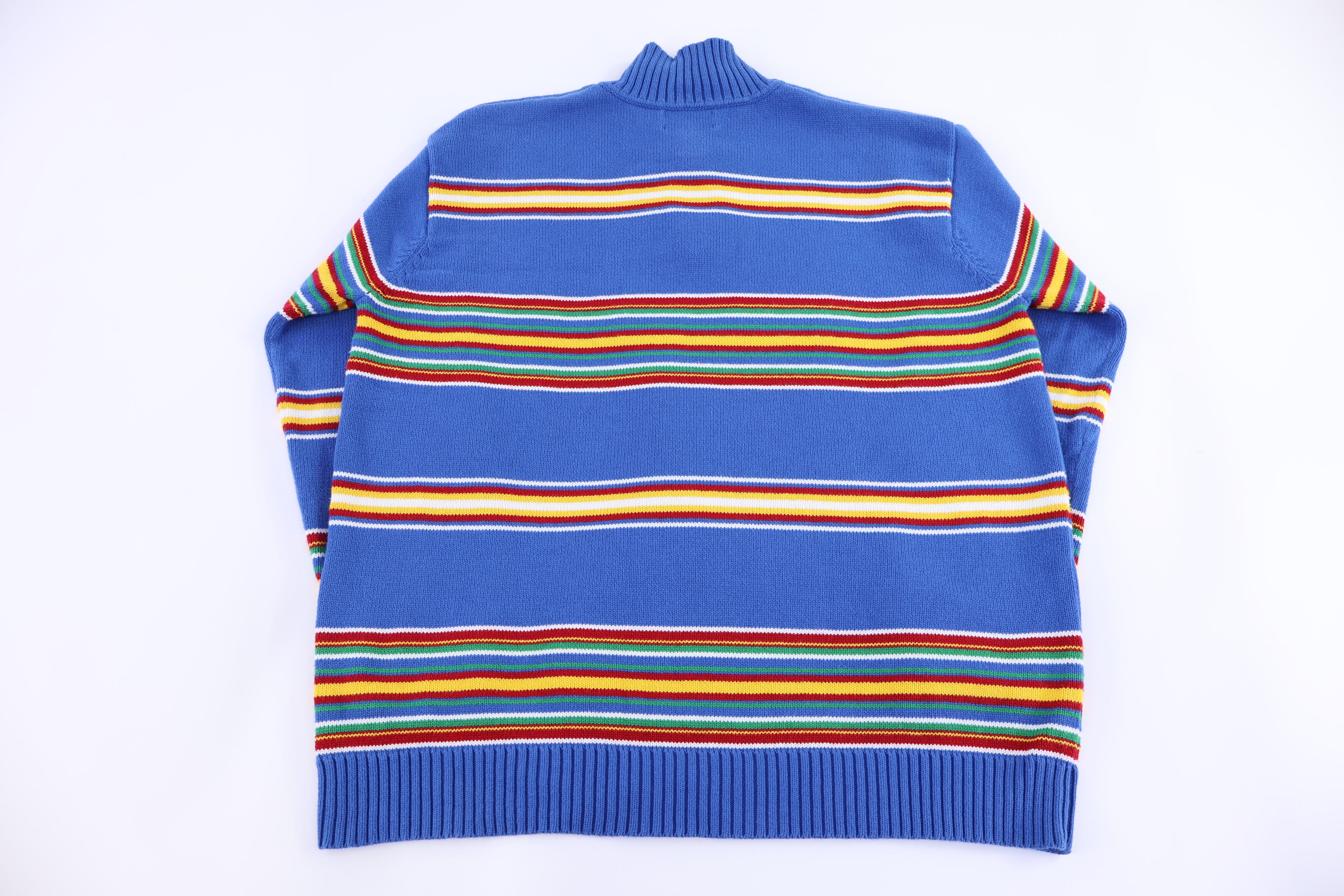 Ralph Lauren Multicolor Quarter Zip Knit Sweater