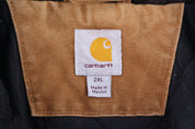 Carhartt Logo Patch Tan Full Zip Jacket