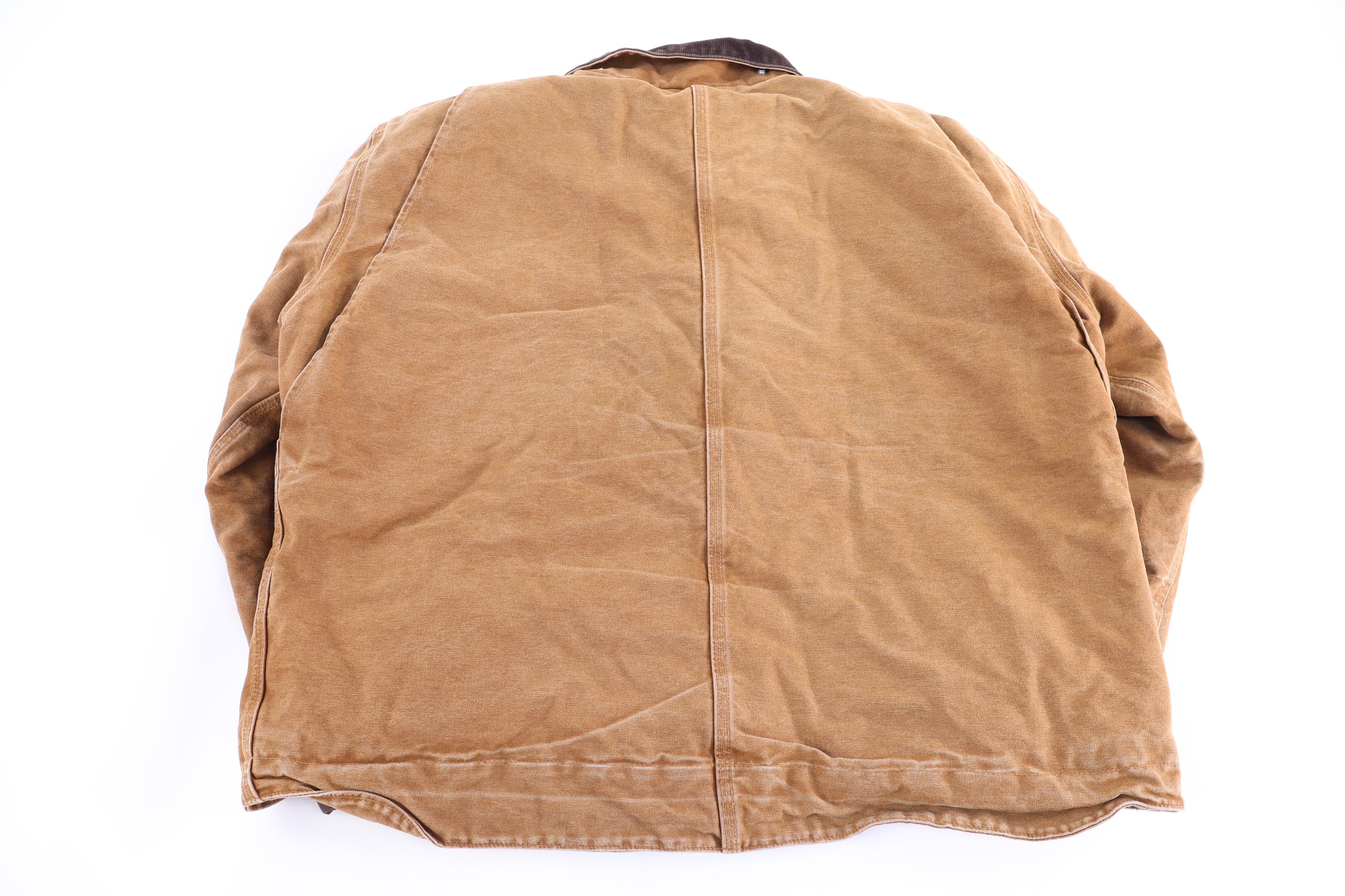 Carhartt Logo Patch Tan Full Zip Jacket