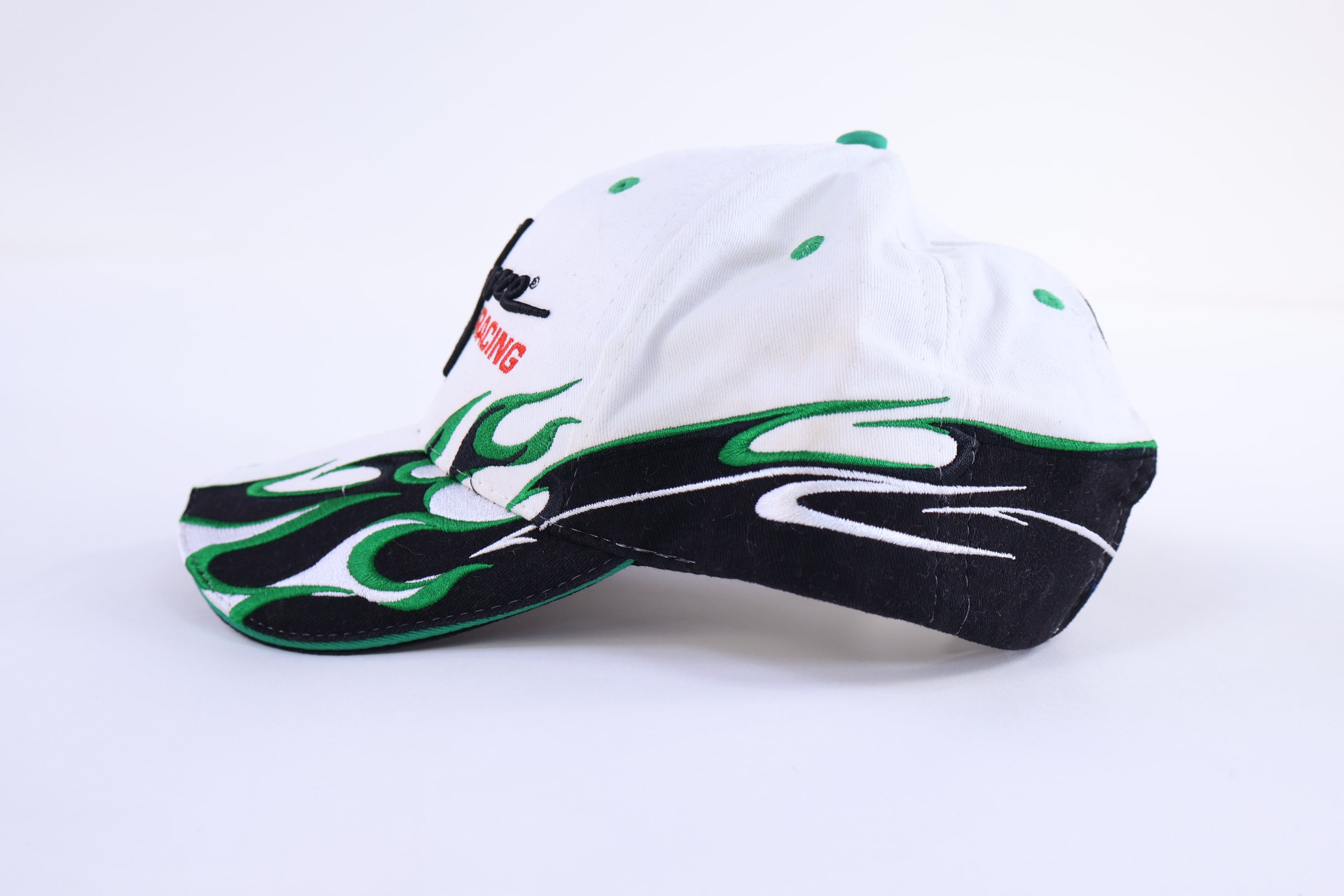 Vintage John Force Racing Flames Hat