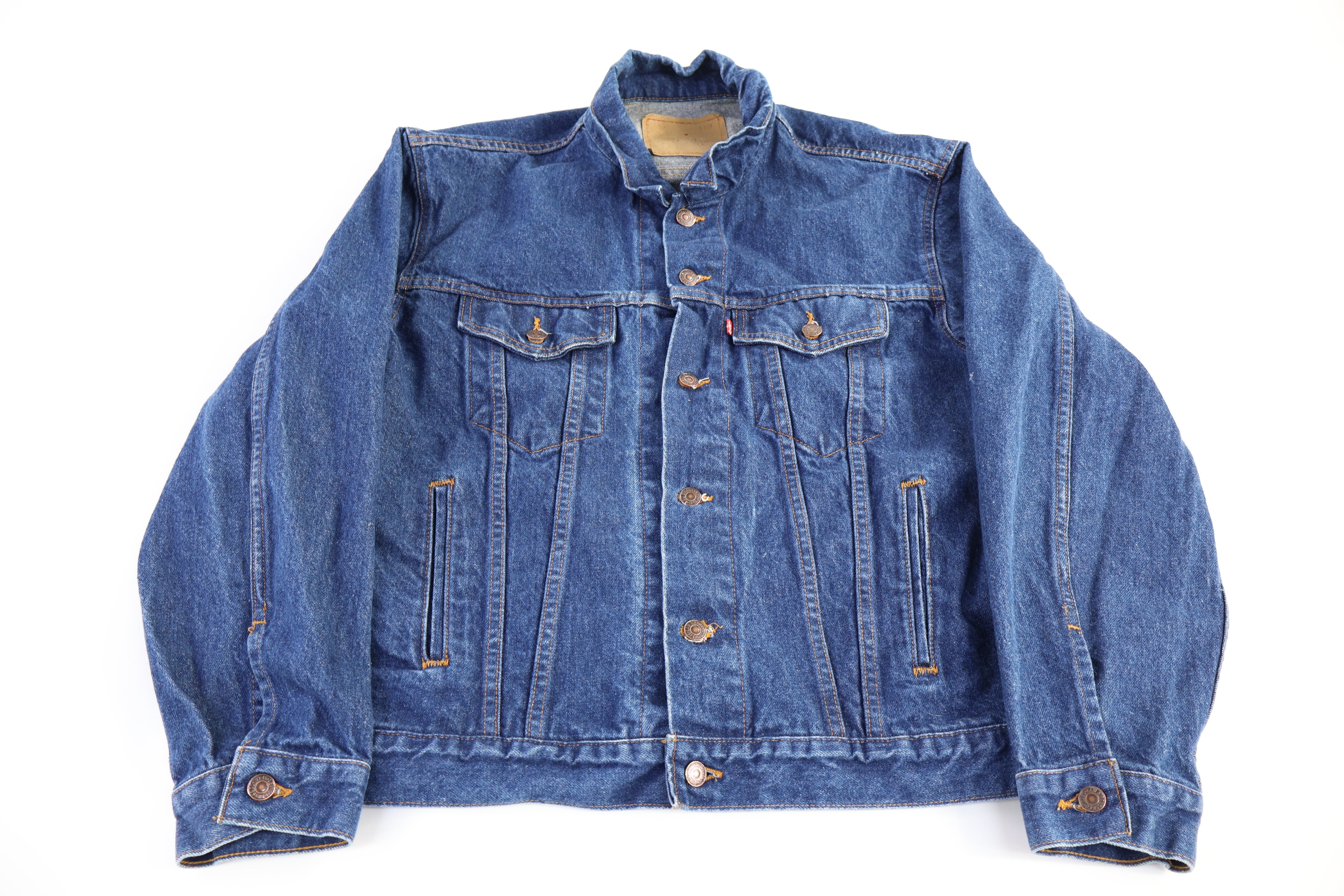 Vintage Levi's Dark Wash Denim Trucker Jacket