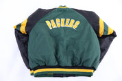 Vintage Green Bay Packers Football Full Zip Reversible Jacket