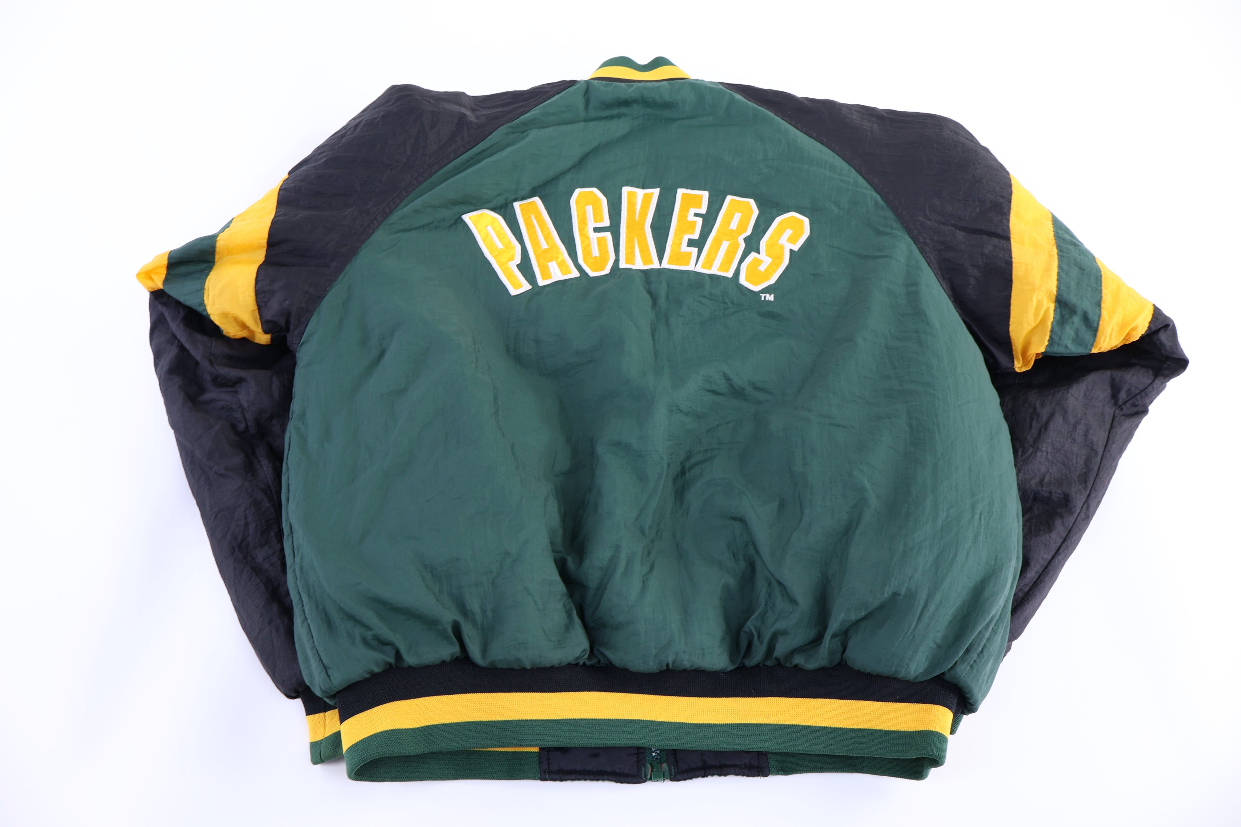 Vintage Green Bay Packers Football Full Zip Reversible Jacket