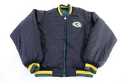 Vintage Green Bay Packers Football Full Zip Reversible Jacket