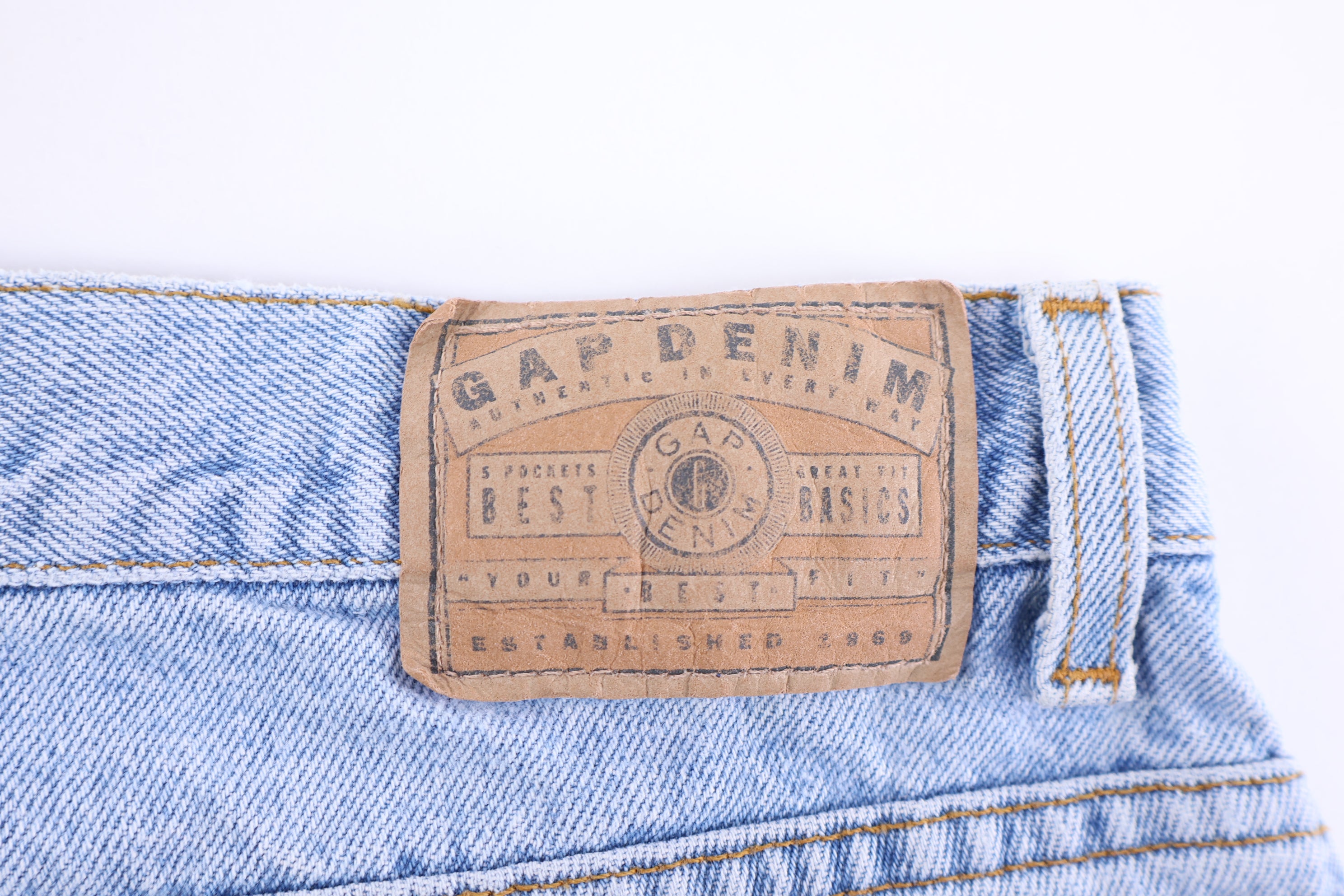 90's GAP Denim Light Wash Denim Shorts