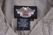 Harley Davidson Motorcycles LS Button Down