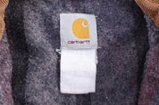 Carhartt Logo Patch Tan Blanket Lined Chore Jacket