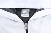 Women's Nike Embroidered Logo Black & Light Grey Zip Up Jacket