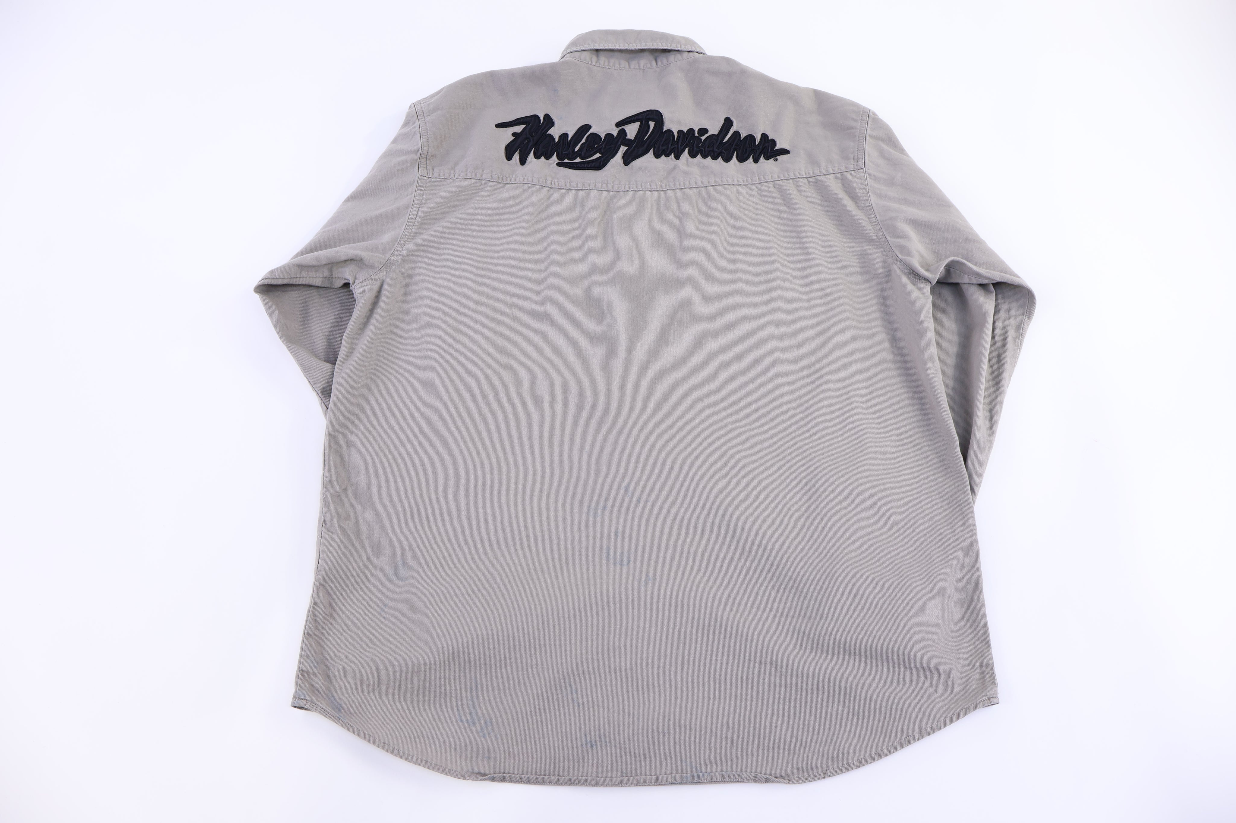 Harley Davidson Motorcycles LS Button Down