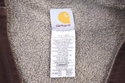 Carhartt Logo Patch Brown Full Zip Vest