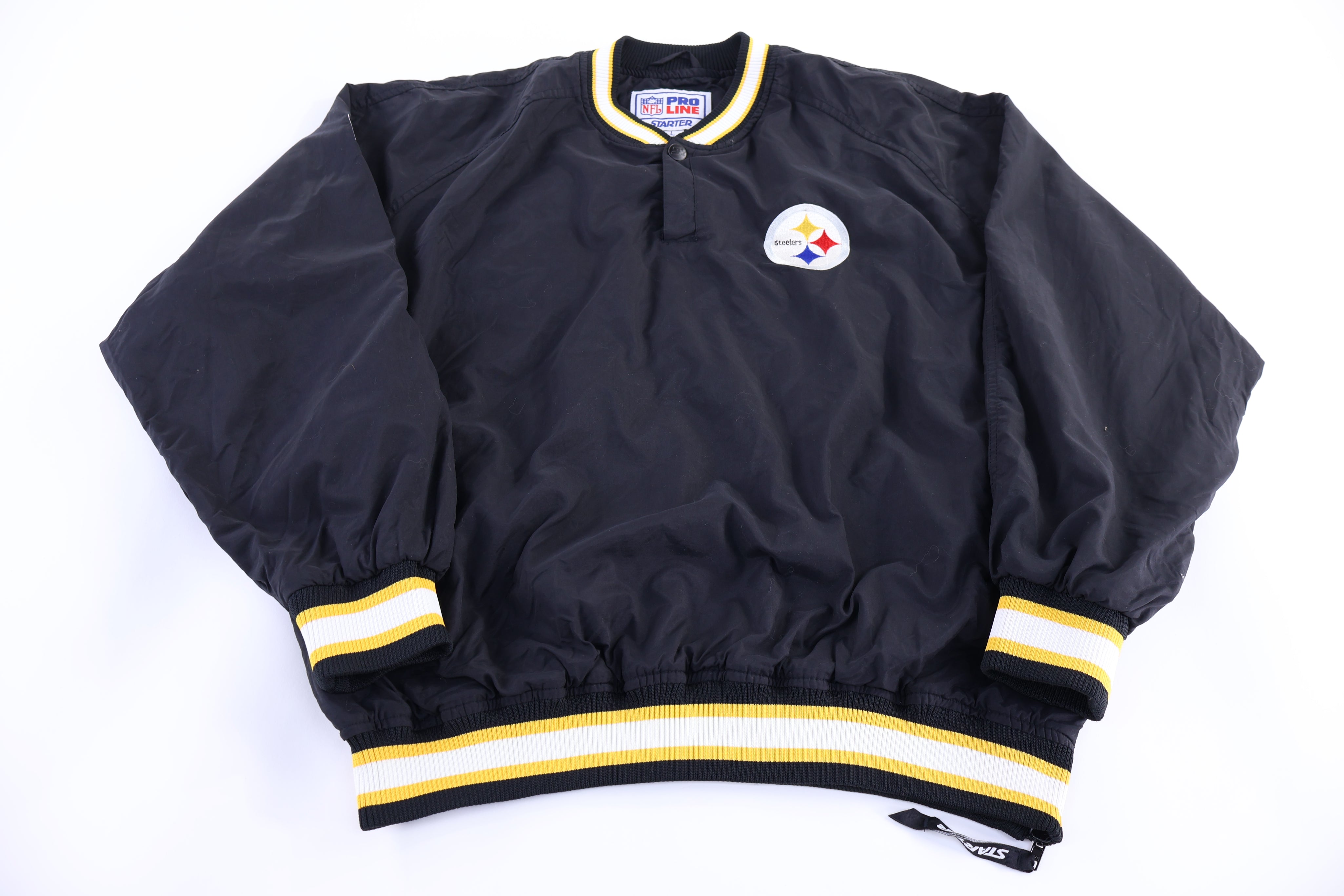 Vintage Pittsburgh Steelers Football Pullover Windbreaker
