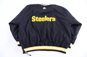 Vintage Pittsburgh Steelers Football Pullover Windbreaker