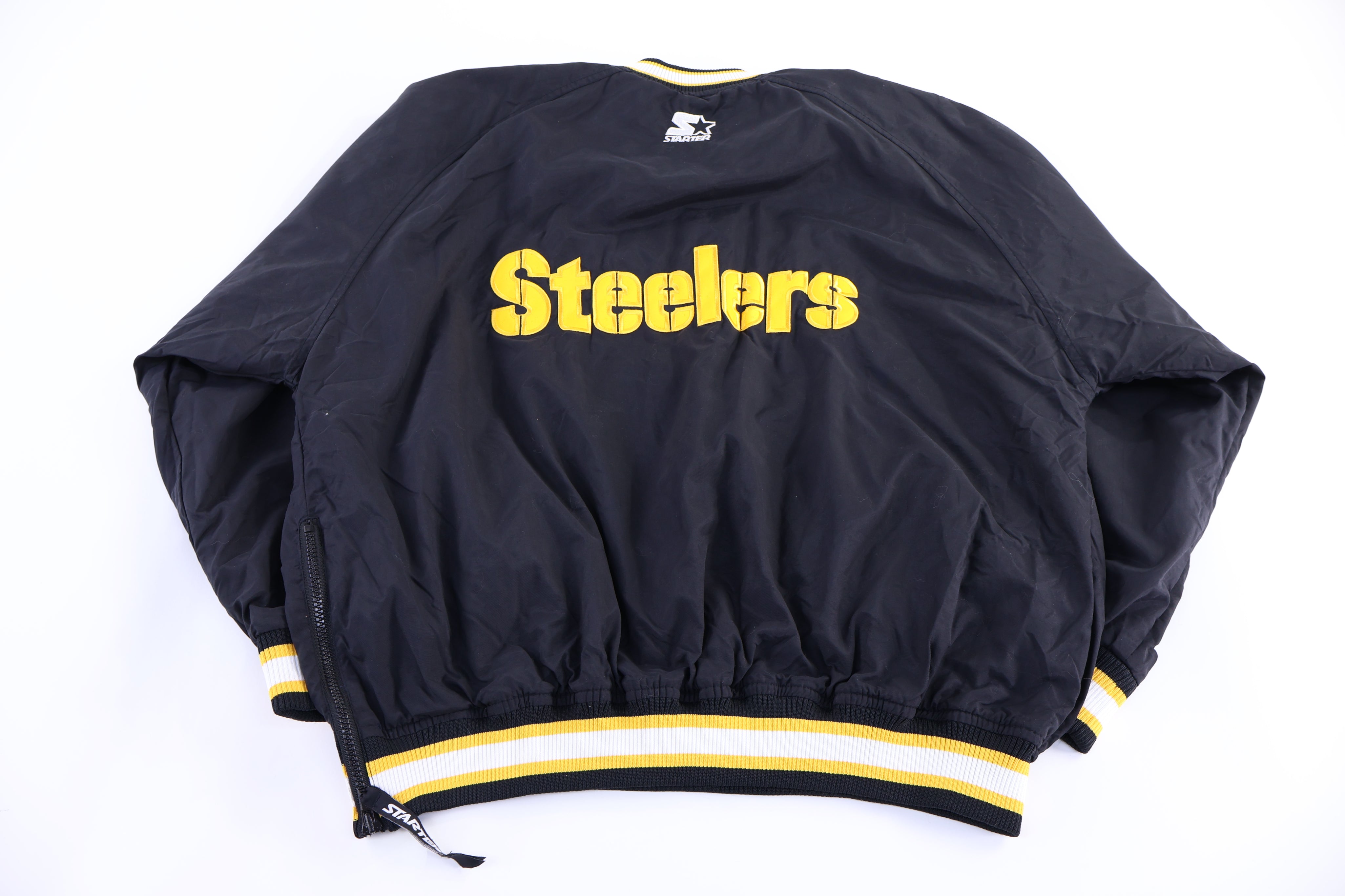 Vintage Pittsburgh Steelers Football Pullover Windbreaker