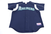 Vintage Majestic Seattle Mariners Baseball Jersey