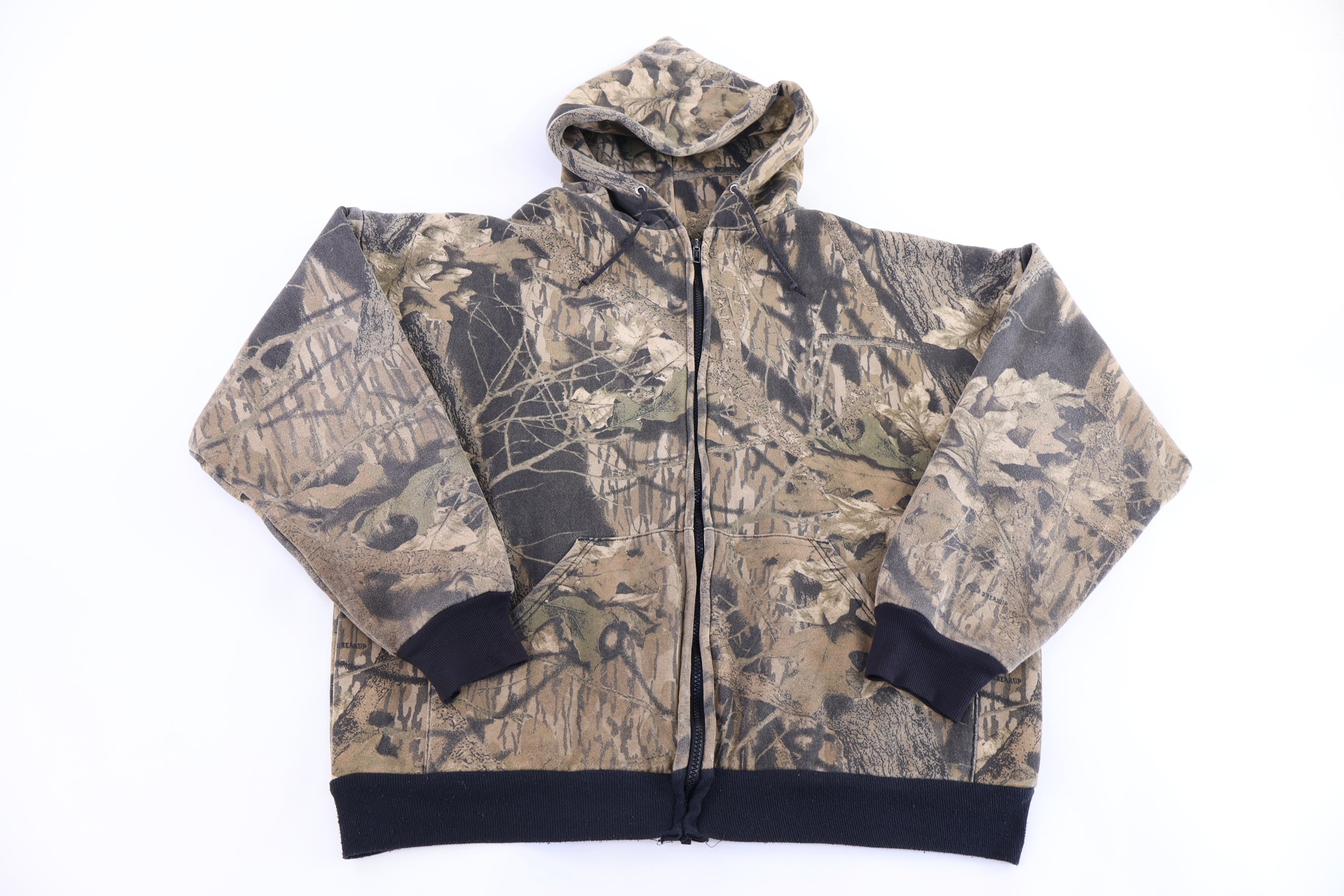 90's Southwest Camo Thermal Lined Full Zip Jacket