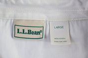 Vintage L.L. Bean Purple & Green LS Button Up