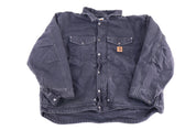 Carhartt Logo Patch Black Full Zip Jacket