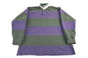 Vintage L.L. Bean Purple & Green LS Button Up