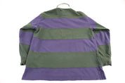 Vintage L.L. Bean Purple & Green LS Button Up
