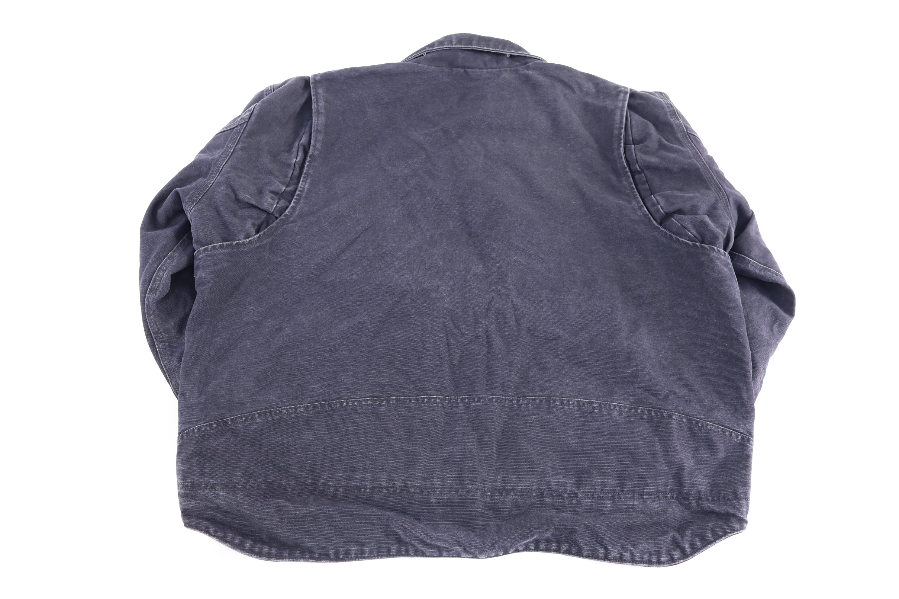 Carhartt Logo Patch Black Full Zip Jacket