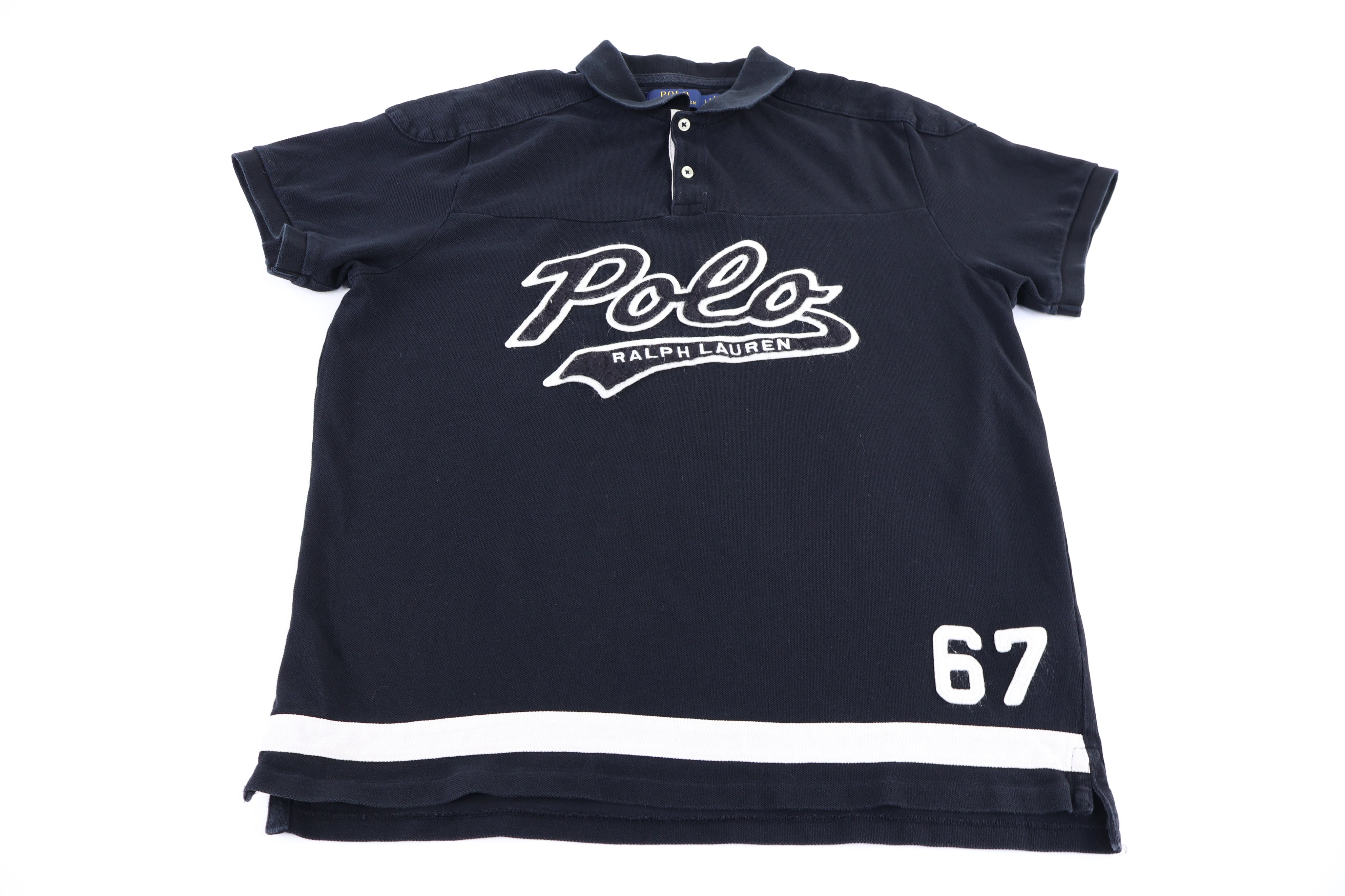 Polo Ralph Lauren Embroidered Black & White Button Up