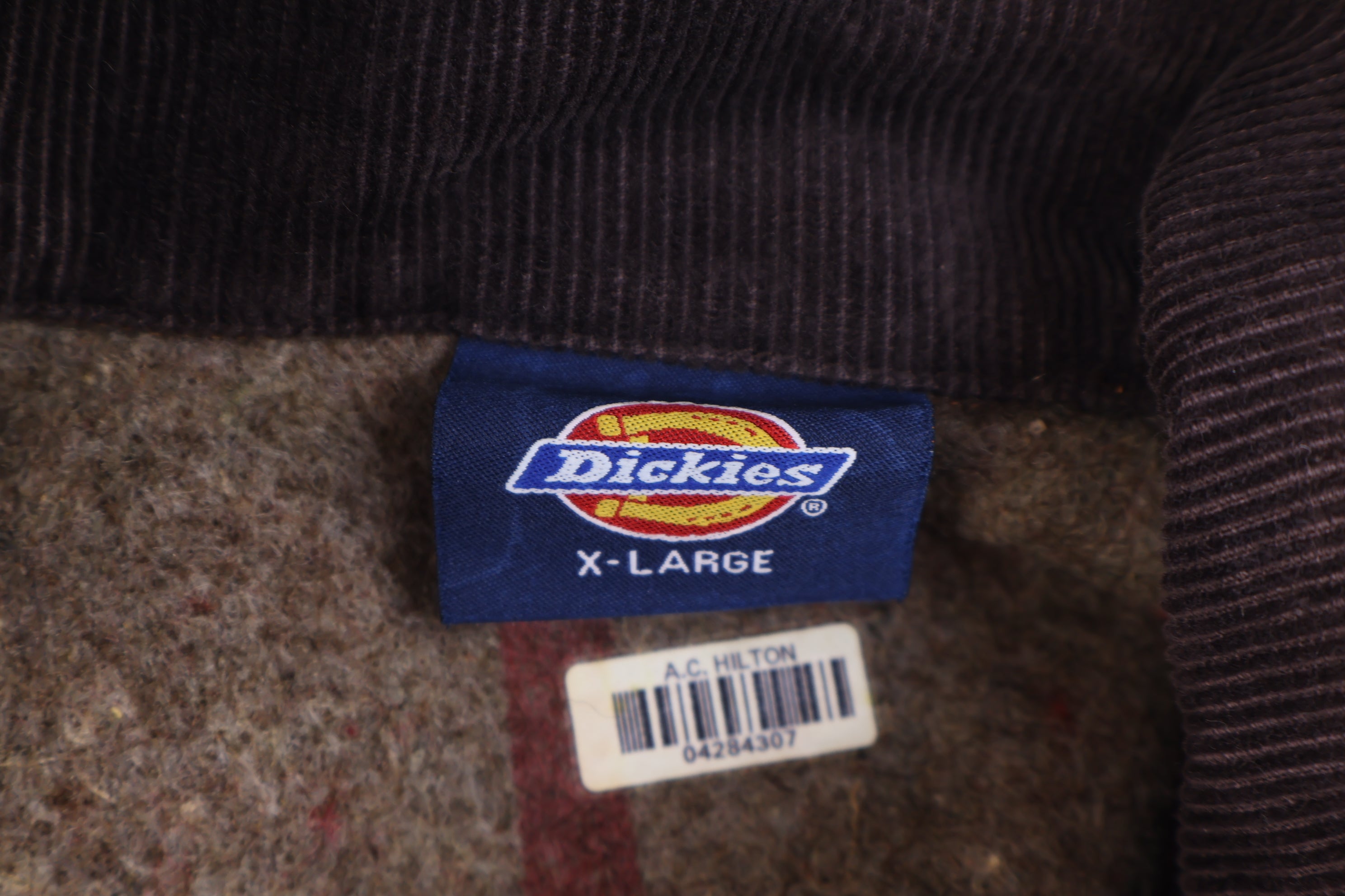 Vintage Dickies Logo Patch Blanket Lined Full Zip Jacket