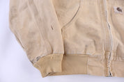 Carhartt Logo Patch Tan Full Zip Jacket