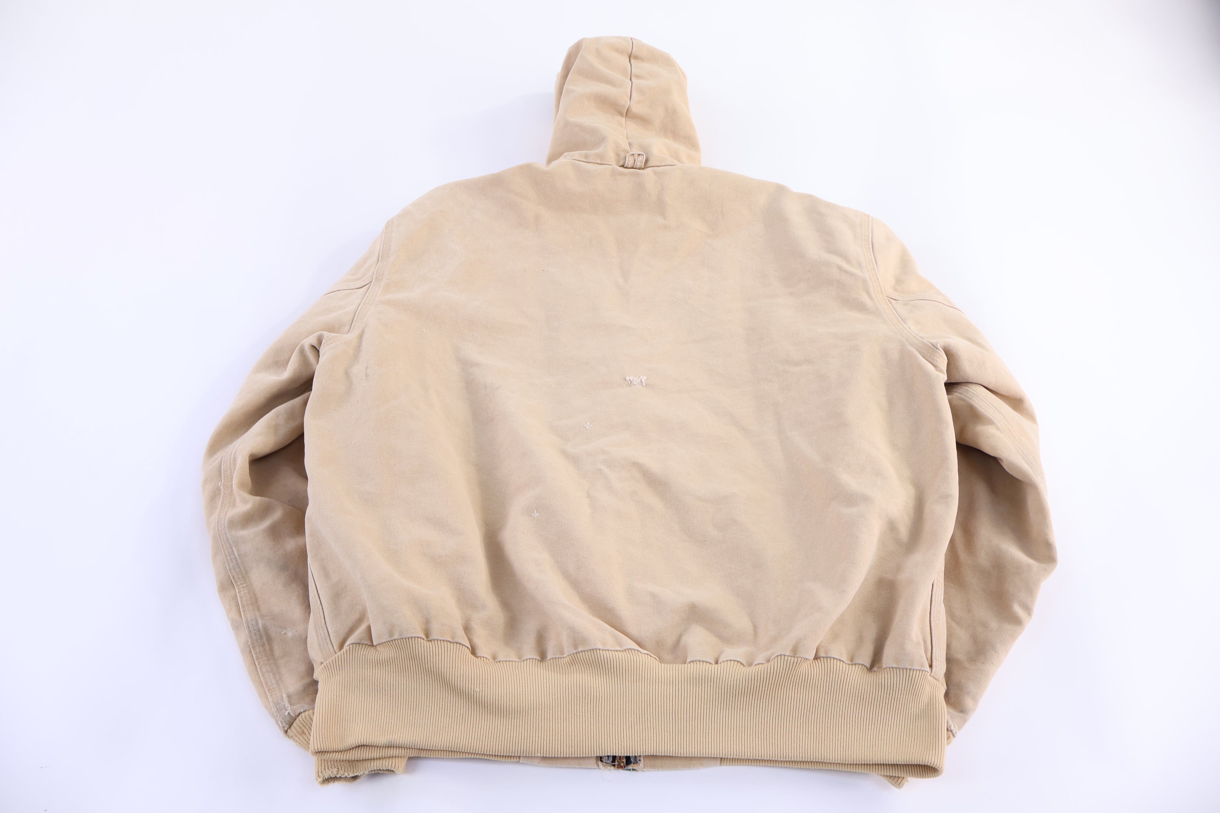 Carhartt Logo Patch Tan Full Zip Jacket