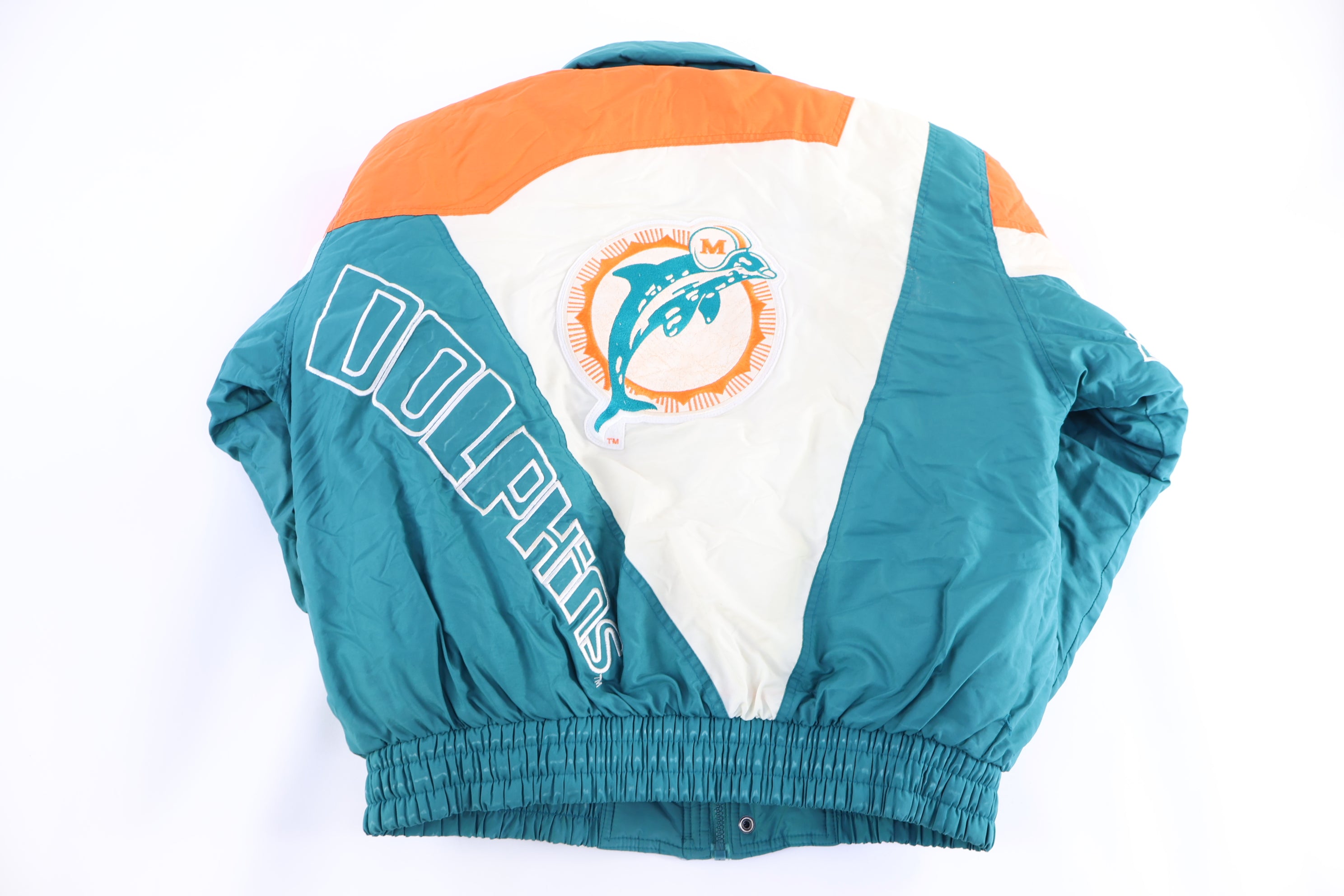 90's Miami Dolphins Football Full Zip Jacket