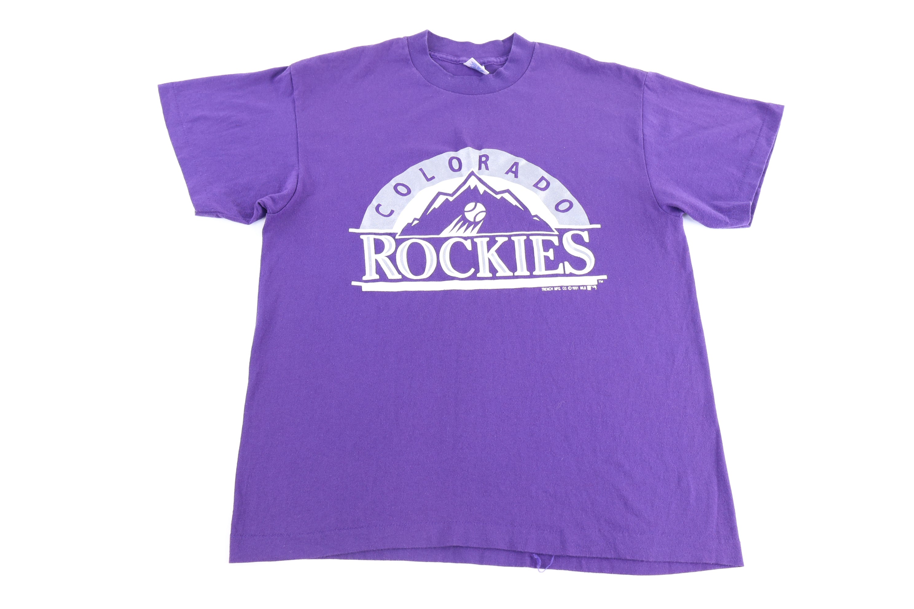 1991 Colorado Rockies Baseball T-shirt