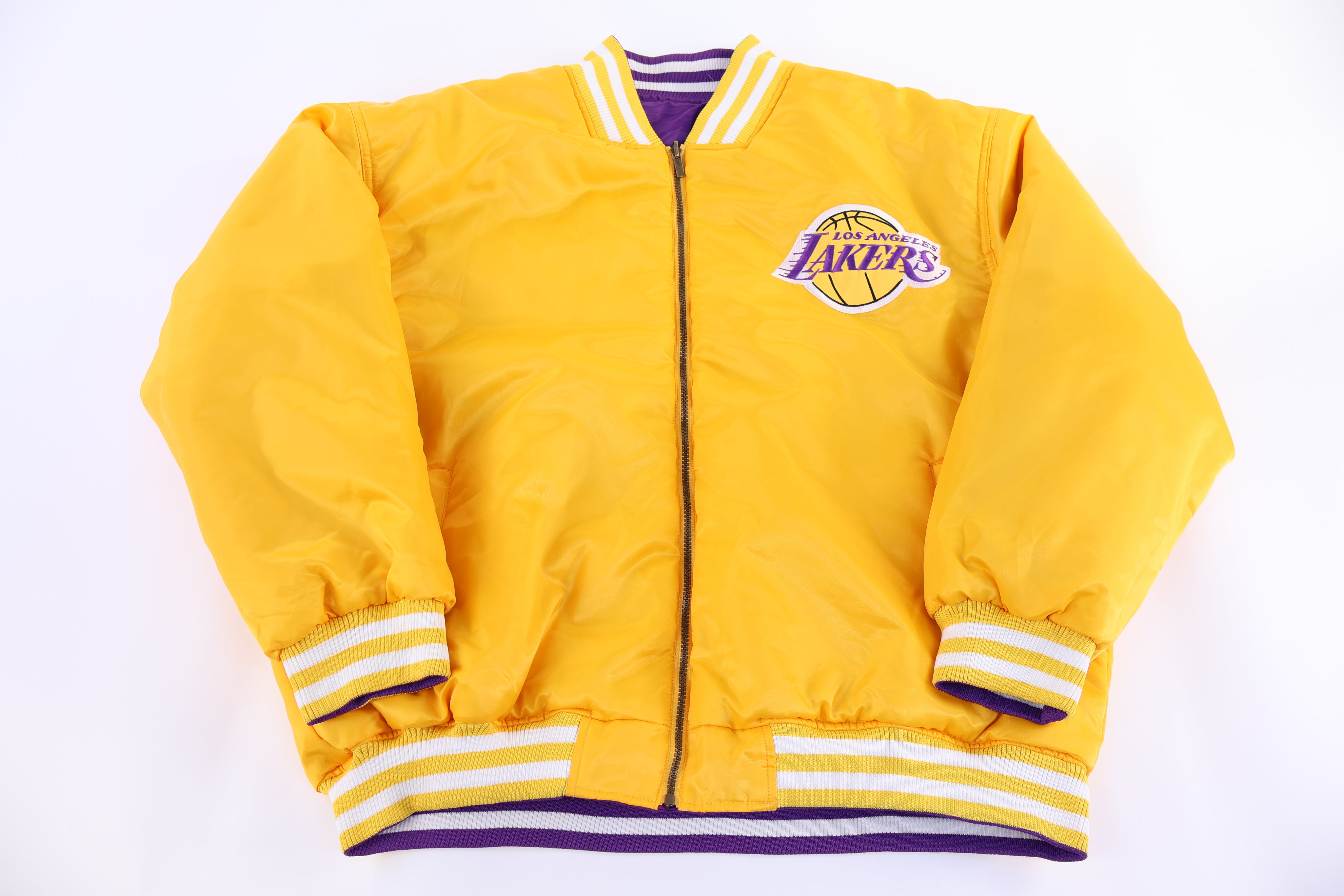 Hardwood Classics Los Angeles Lakers Reversible Bomber Jacket