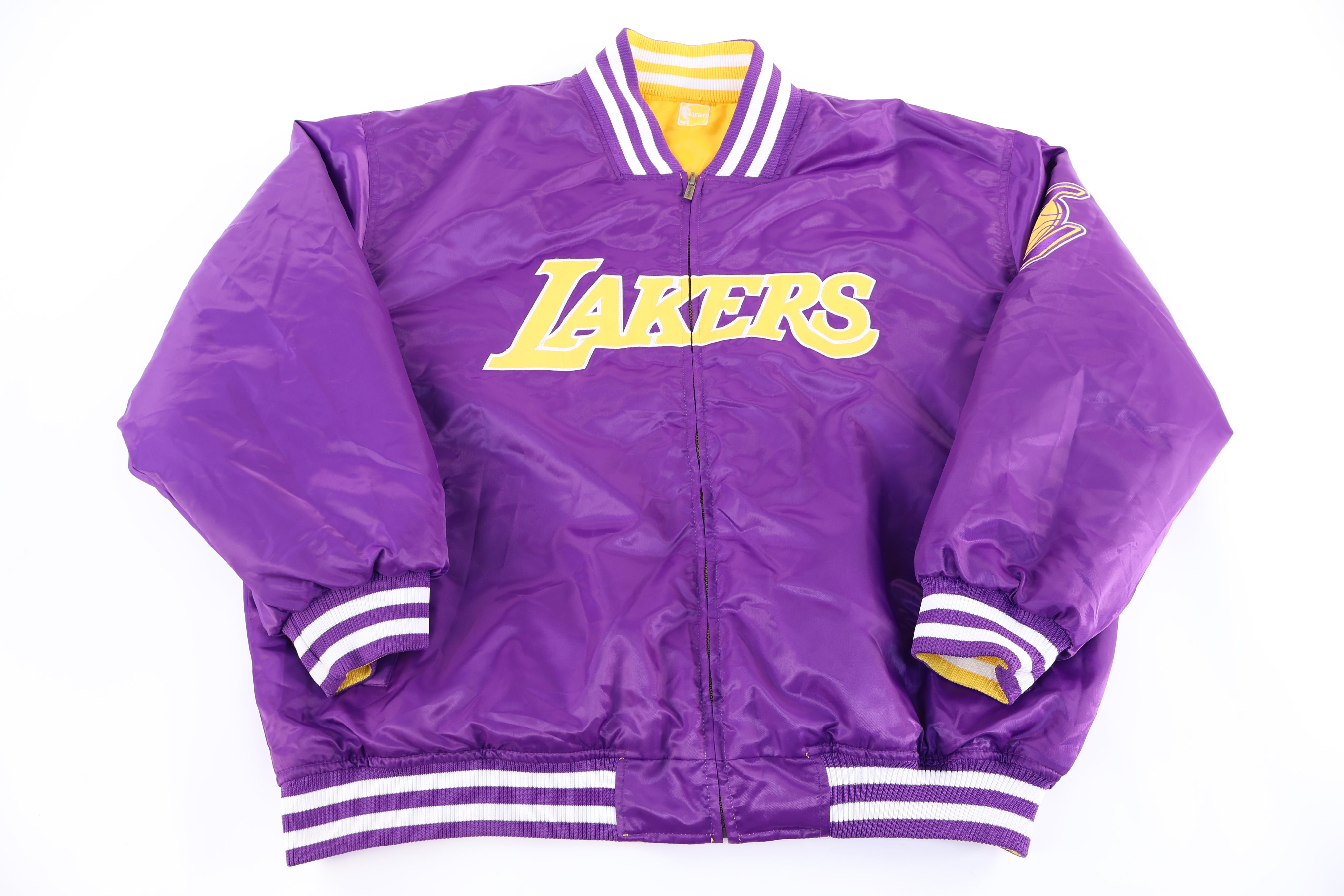 Hardwood Classics Los Angeles Lakers Reversible Bomber Jacket